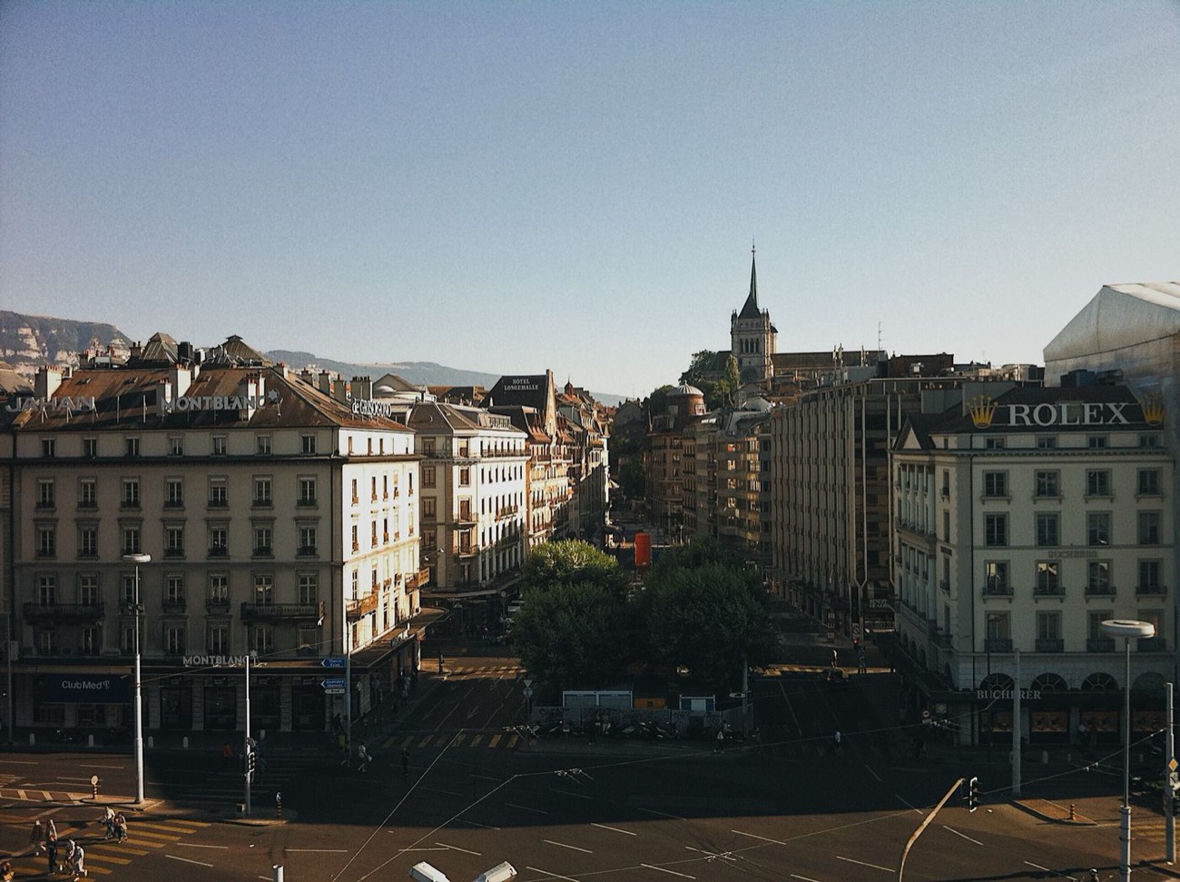 Vue sur Genève